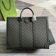 Gucci Ophidia Large Tote Bag Grey And Black Supreme