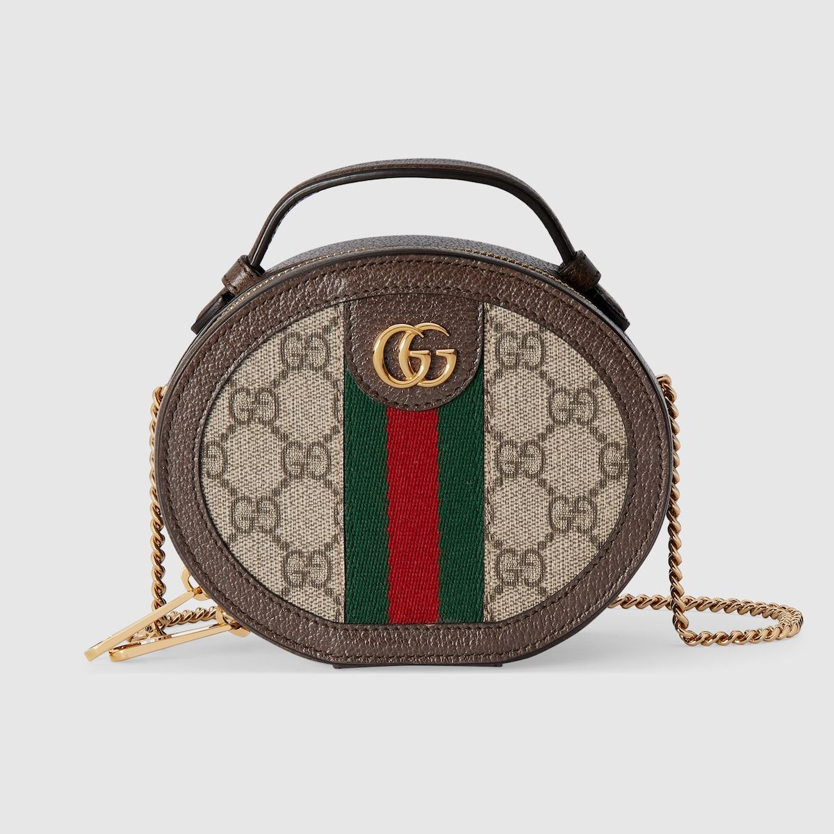 Gucci Ophidia Mini Chain Bag Beige And Ebony Supreme