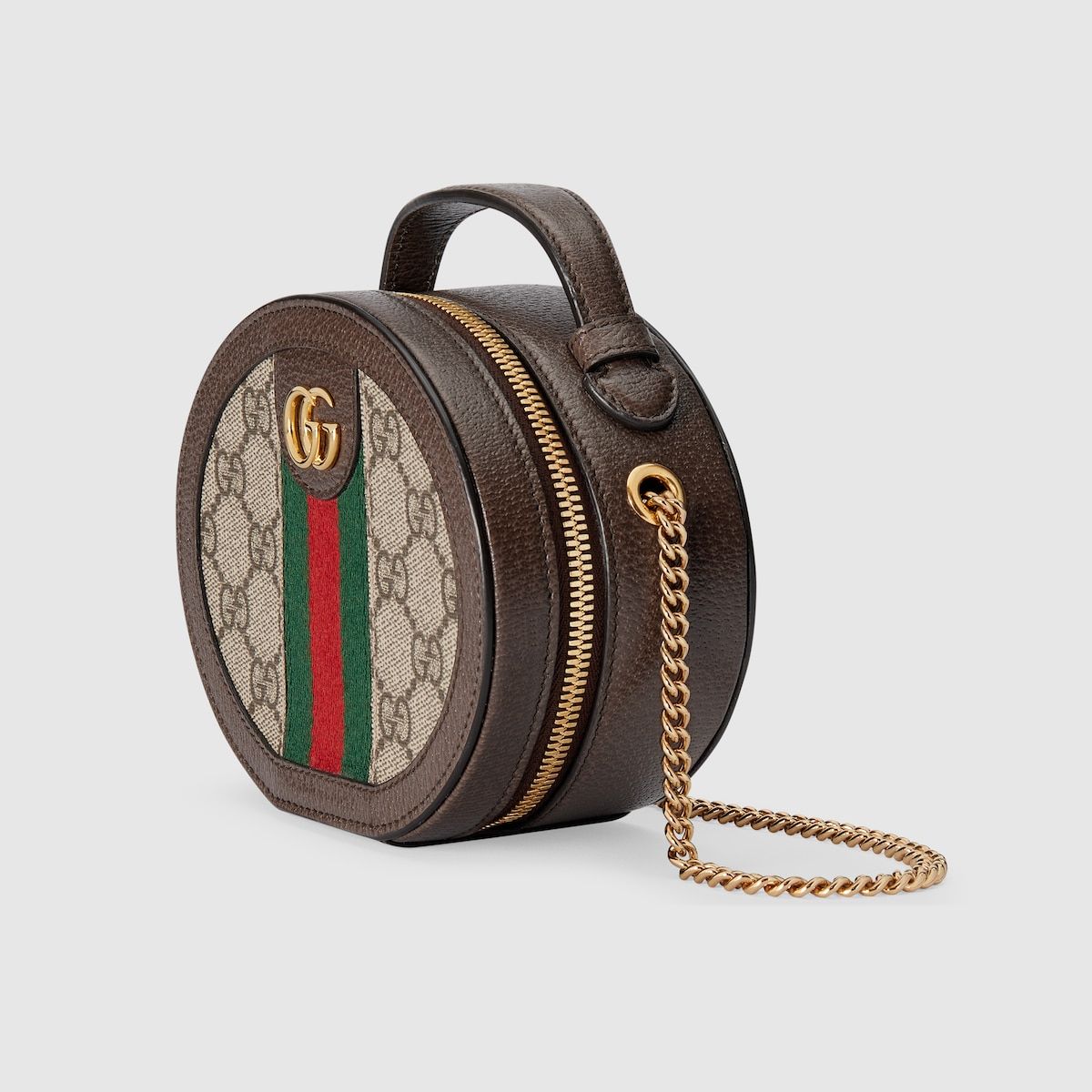 Gucci Ophidia Mini Chain Bag Beige And Ebony Supreme