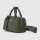 Gucci Jumbo Gg Mini Duffle Bag Dark Green Leather