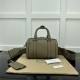 Gucci Jumbo Gg Mini Duffle Bag Dark Green Leather