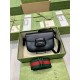 Gucci Horsebit 1955 Small Shoulder Bag Black Leather