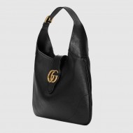 Gucci Aphrodite Medium Shoulder Bag Black Leather