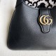 Gucci Aphrodite Medium Shoulder Bag Black Leather