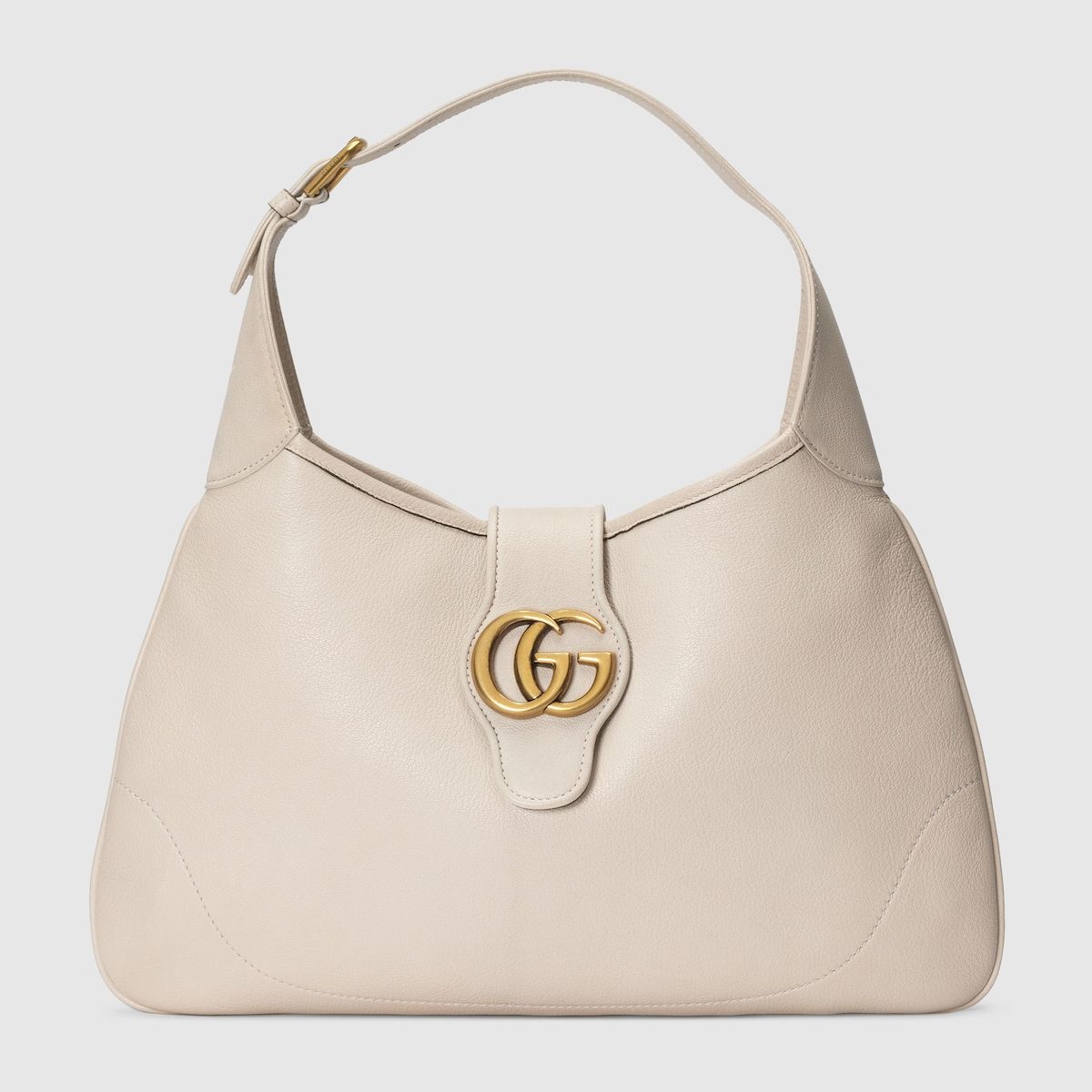 Gucci Aphrodite Medium Shoulder Bag White Leather