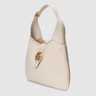 Gucci Aphrodite Medium Shoulder Bag White Leather