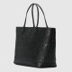 Gucci Jumbo Gg Large Tote Bag Black Leather