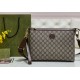 Gucci Messenger Bag With Interlocking G Beige And Ebony Supreme