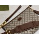 Gucci Messenger Bag With Interlocking G Beige And Ebony Supreme