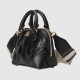 Gucci Gg Matelassé Handbag Black Leather