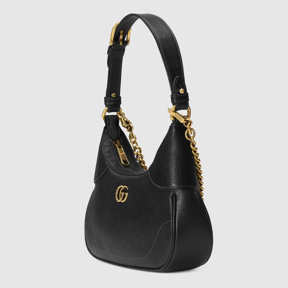 Gucci Aphrodite Small Shoulder Bag Black Leather