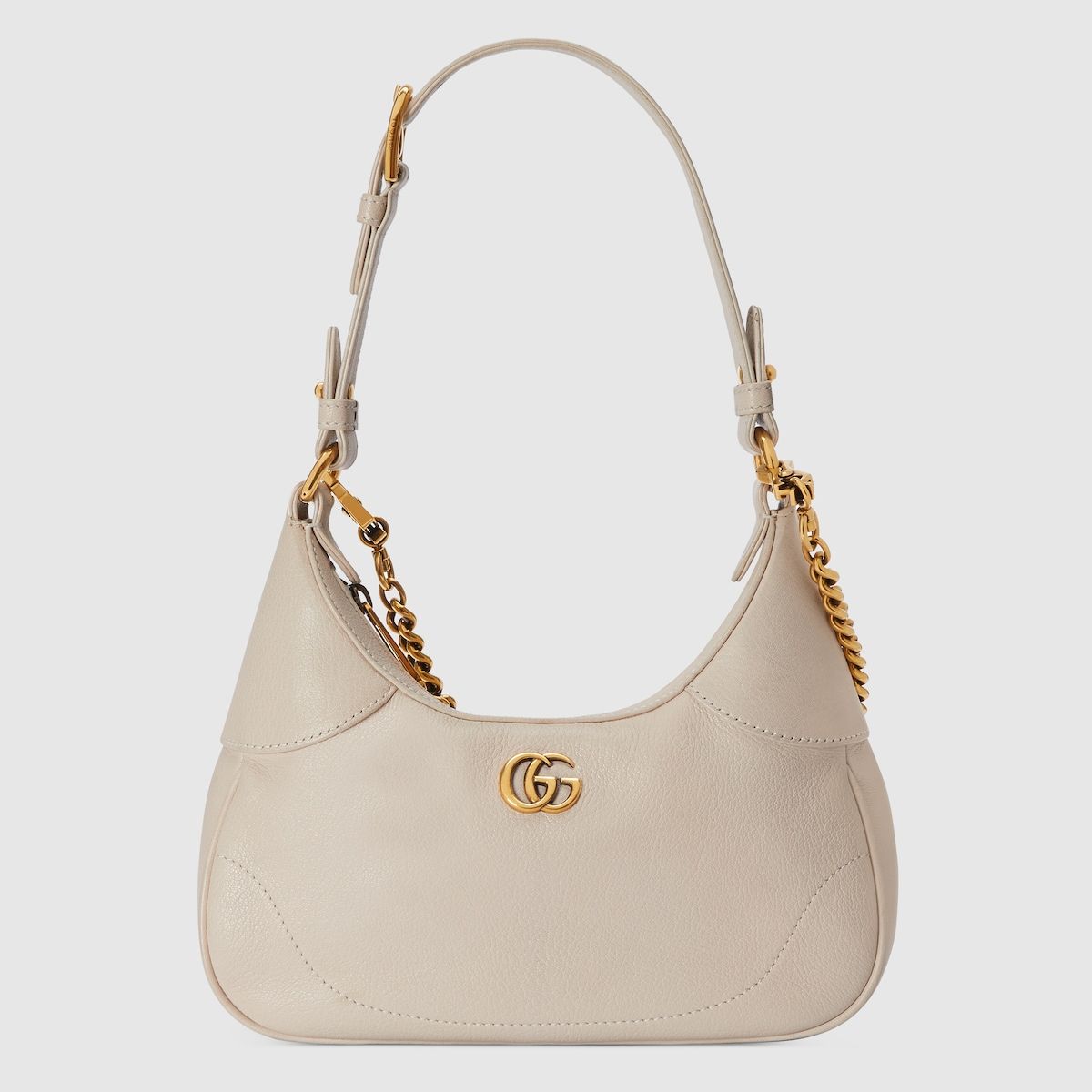 Gucci Aphrodite Small Shoulder Bag White Leather