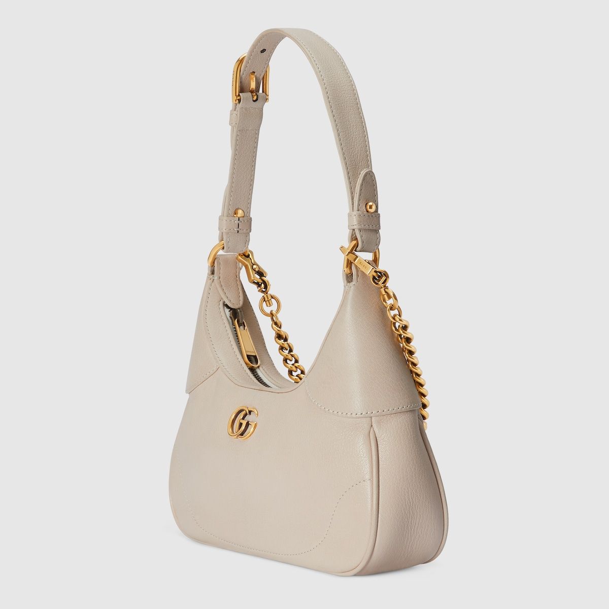 Gucci Aphrodite Small Shoulder Bag White Leather