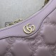 Gucci Gg Matelassé Handbag Pink Leather