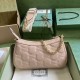 Gucci Gg Matelassé Handbag Rose Beige Leather