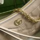 Gucci Gg Matelassé Handbag Rose Beige Leather