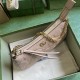 Gucci Gg Matelassé Handbag Rose Beige Leather