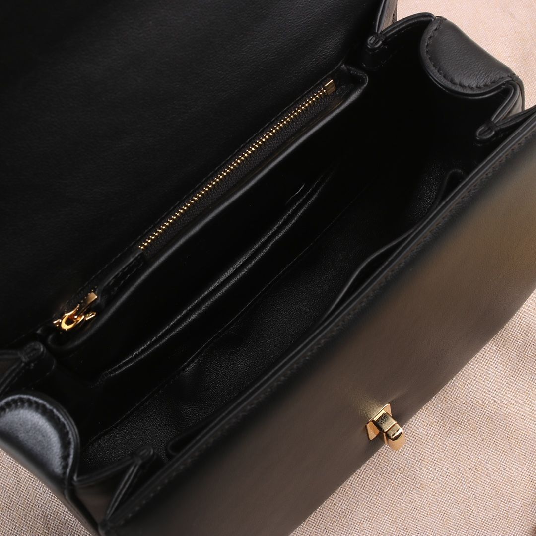 Gucci Blondie Small Top Handle Bag Black Leather