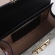 Gucci Padlock Mini Shoulder Bag Beige And Ebony Gg Supreme