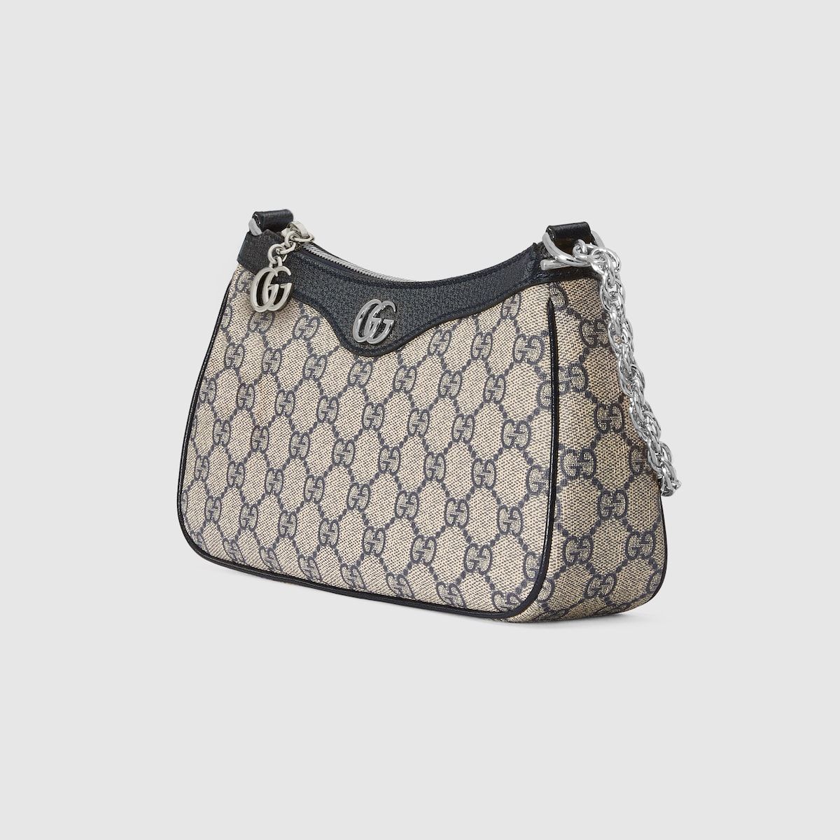 Gucci Ophidia Gg Small Handbag Beige And Blue Supreme