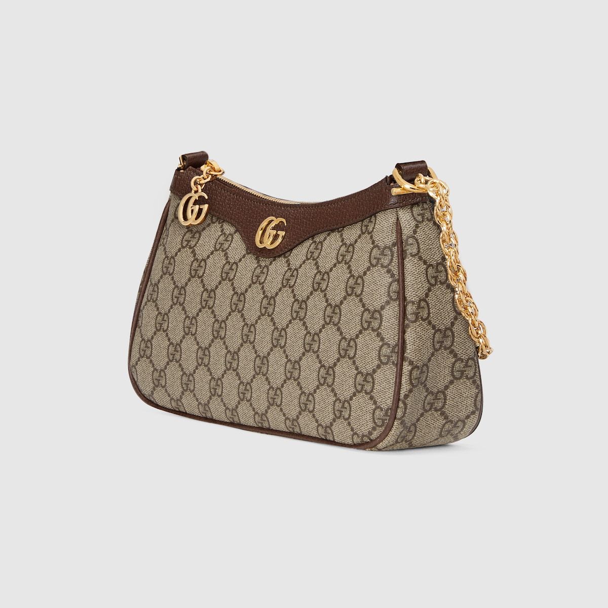 Gucci Ophidia Gg Small Handbag Beige And Ebony Supreme