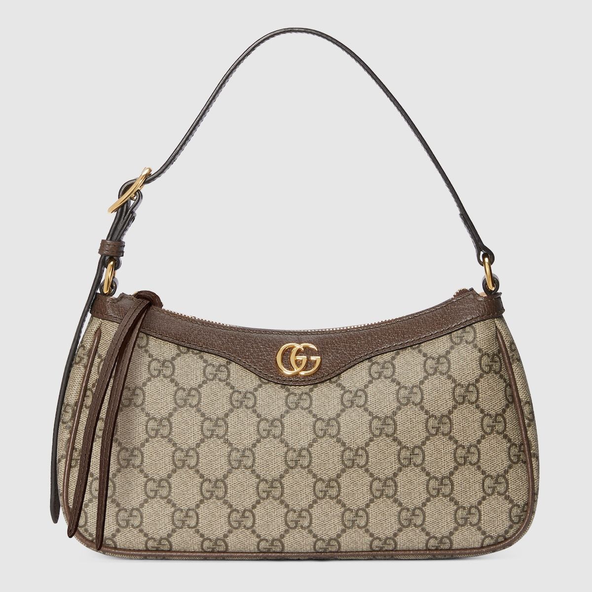 Gucci Ophidia Gg Small Handbag Beige And Ebony Supreme