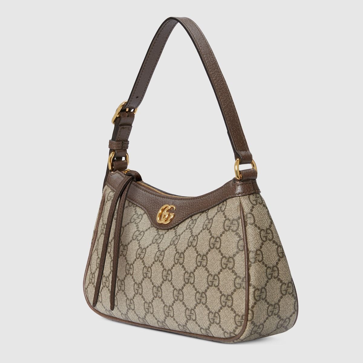 Gucci Ophidia Gg Small Handbag Beige And Ebony Supreme