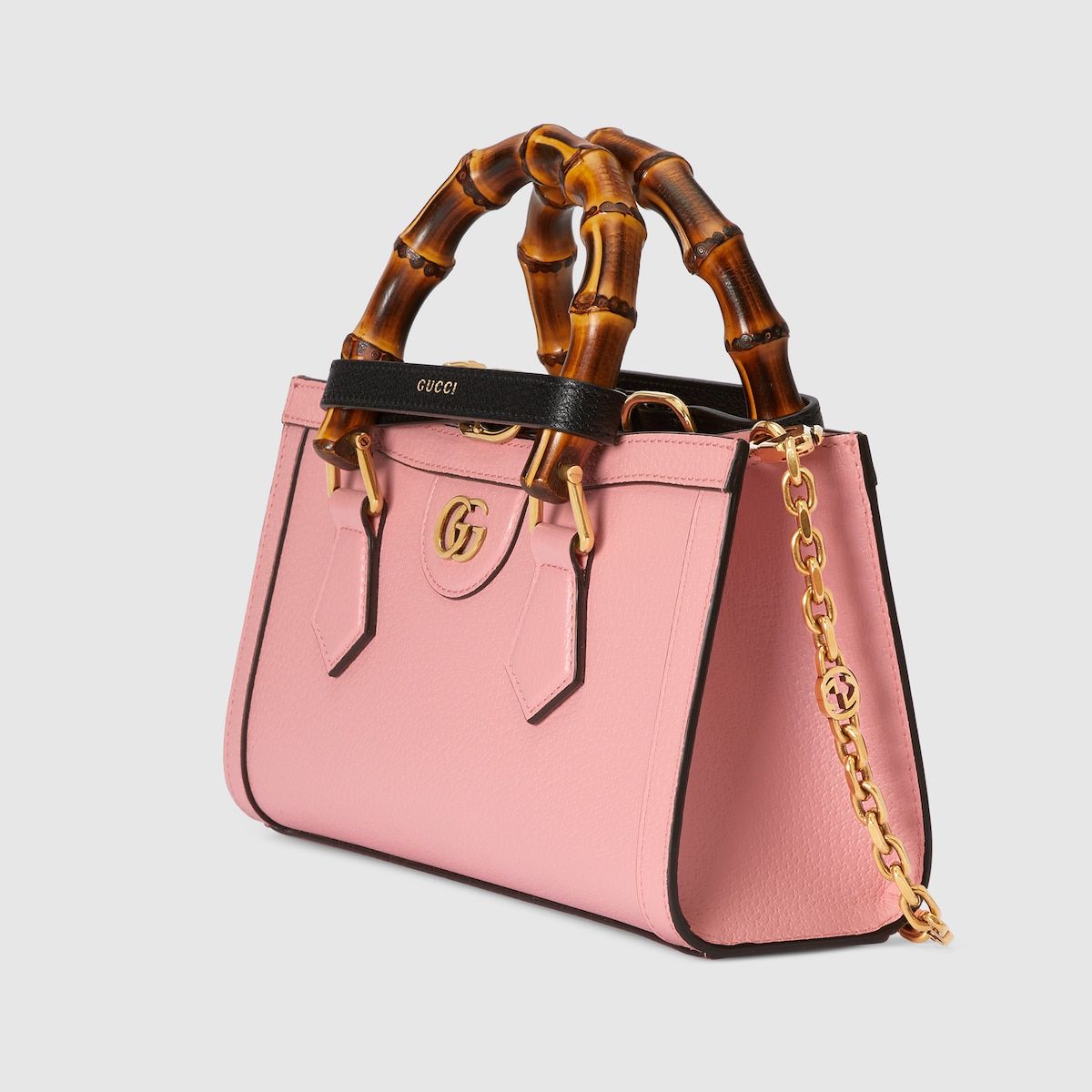 Gucci Diana Small Shoulder Bag Pink Leather