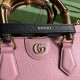 Gucci Diana Small Shoulder Bag Pink Leather