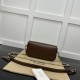 Gucci Horsebit 1955 Small Shoulder Bag Brown Leather