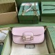 Gucci Horsebit 1955 Small Shoulder Bag Pink Leather