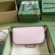 Gucci Horsebit 1955 Small Shoulder Bag Pink Leather