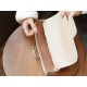 Gucci Horsebit 1955 Shoulder Bag Beige And White