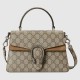 Gucci Small Dionysus Top Handle Bag Beige And Ebony Supreme