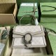 Gucci Small Dionysus Top Handle Bag Beige And White Supreme