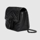 Gucci Gg Marmont Matelassé Shoulder Bag Black Leather