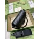 Gucci Gg Marmont Matelassé Shoulder Bag Black Leather