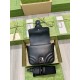 Gucci Gg Marmont Matelassé Shoulder Bag Black Leather