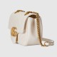 Gucci Gg Marmont Mini Shoulder Bag White Leather