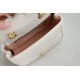 Gucci Gg Marmont Mini Shoulder Bag White Leather