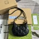 Gucci Gg Matelassé Mini Bag Black Leather