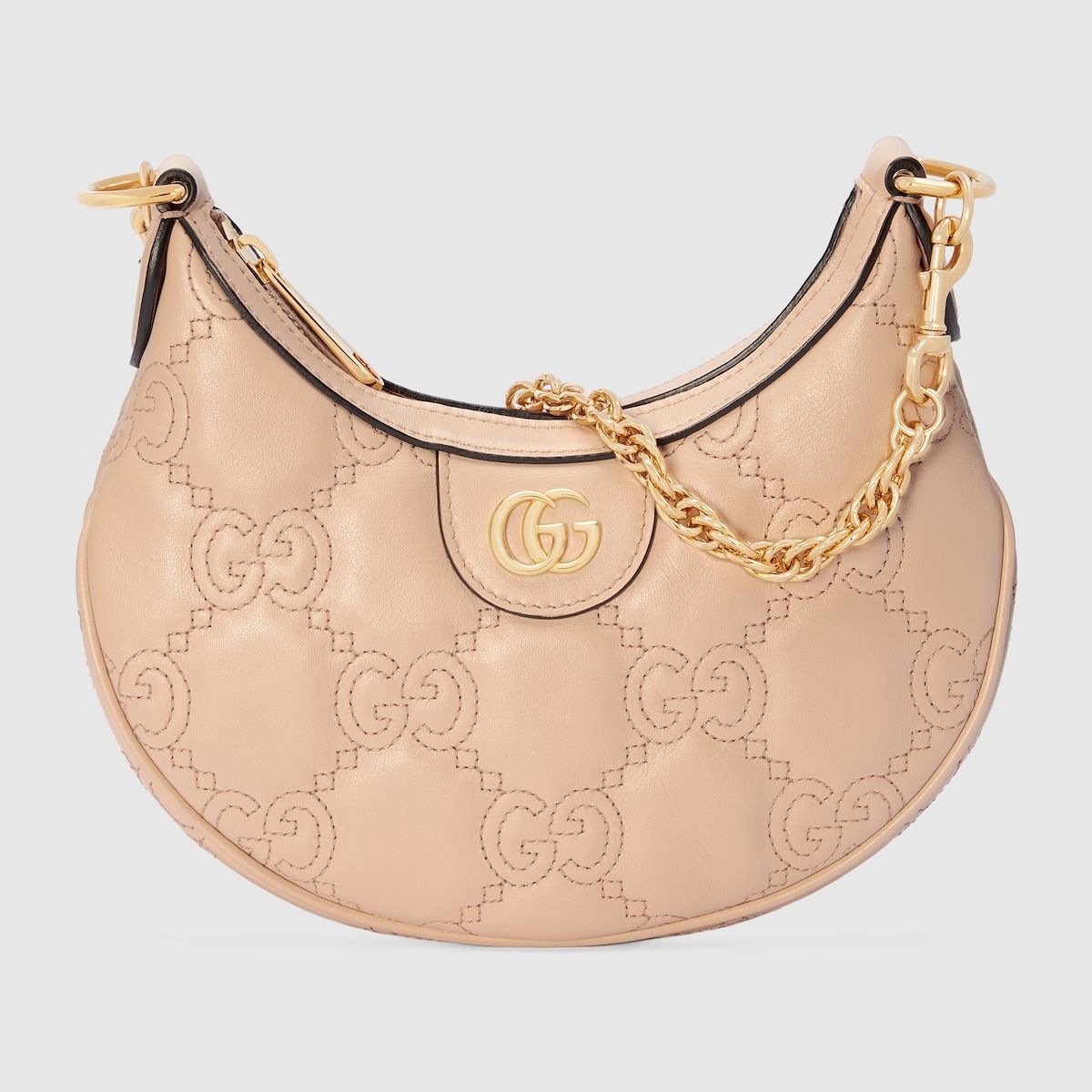 Gucci Gg Matelassé Mini Bag Beige Leather