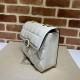 Gucci Deco Small Shoulder Bag Off White Leather