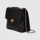 Gucci Deco Small Shoulder Bag Black Leather