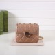 Gucci Deco Mini Shoulder Bag Rose Beige Leather