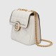 Gucci Deco Mini Shoulder Bag White Leather