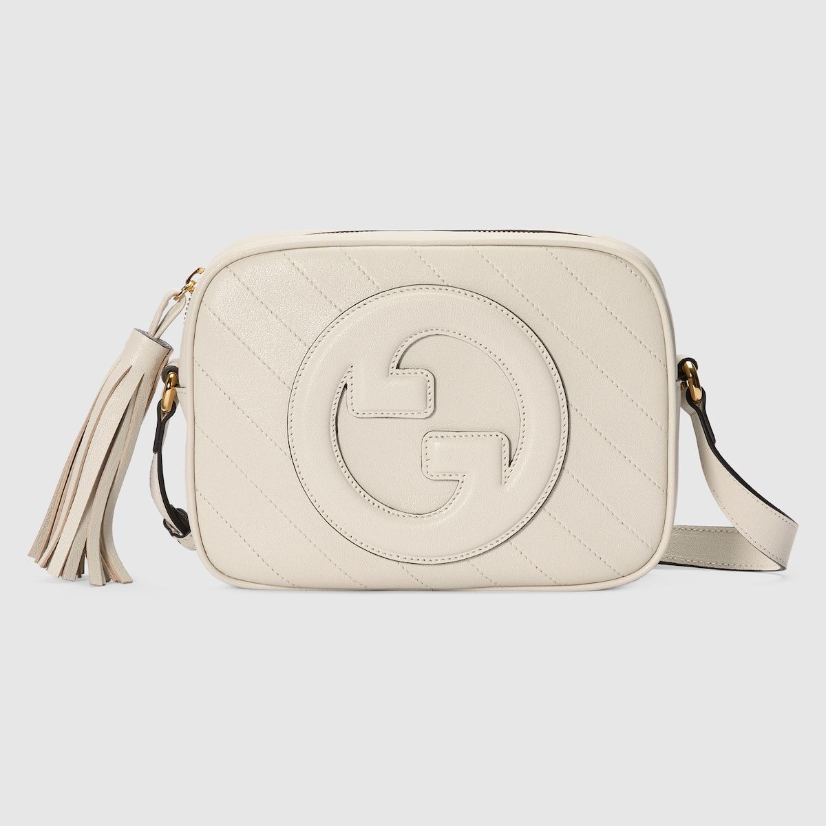 Gucci Blondie Small Shoulder Bag White Leather