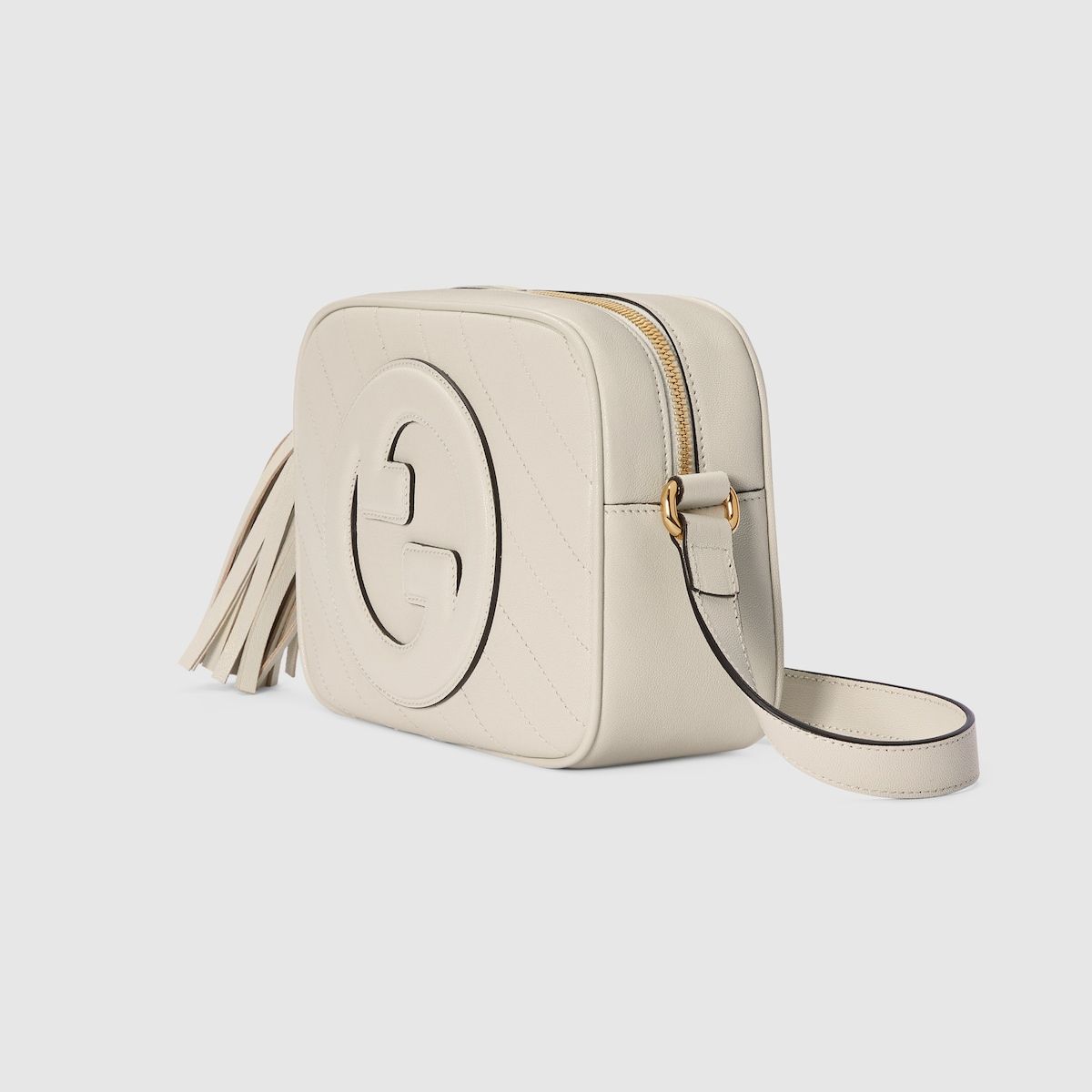 Gucci Blondie Small Shoulder Bag White Leather