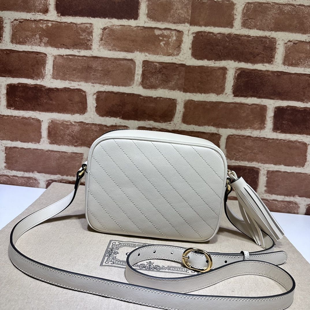 Gucci Blondie Small Shoulder Bag White Leather