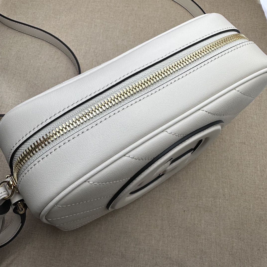 Gucci Blondie Small Shoulder Bag White Leather